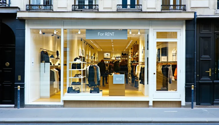 location commerce paris